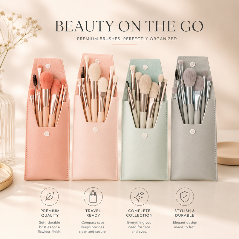 LuxSoft Makeup Brush Set