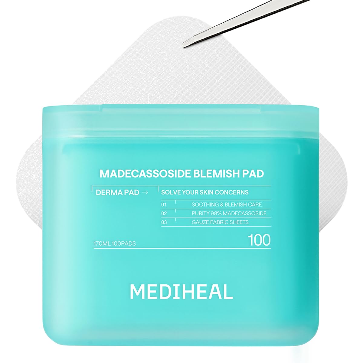 MEDIHEAL Madecassoside Blemish Care Toner Pads 100 Count