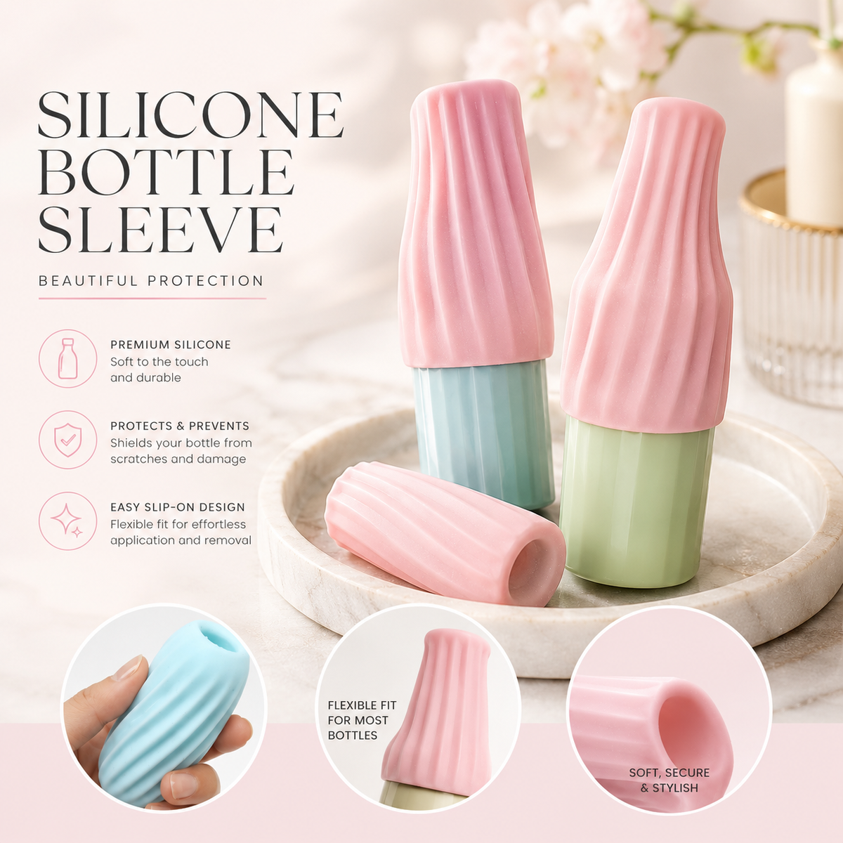 Leakproof Travel Bottle Covers