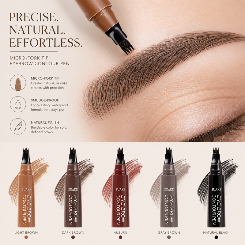 Natural Look Waterproof Microblading Eyebrow Pencil
