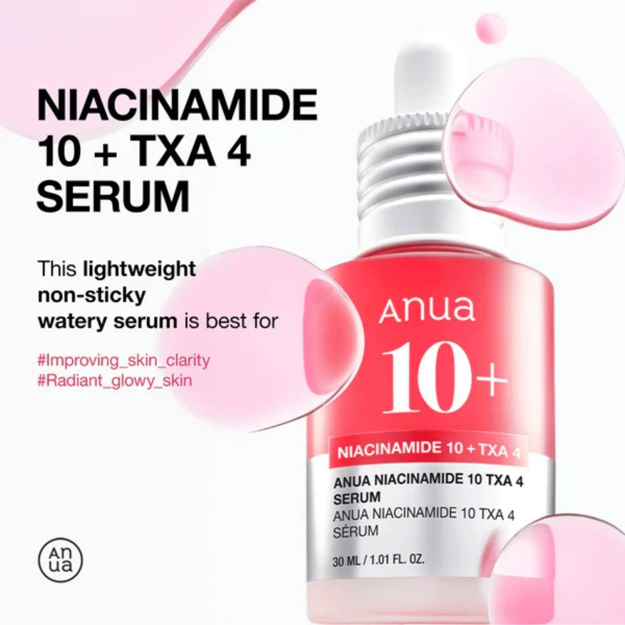 ANUA - NIACINAMIDE 10 + TXA 4 SERUM